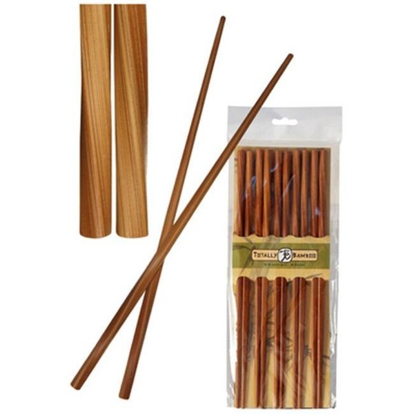 Totally Bamboo Totally Bamboo 20-2003 9.75 in. Bamboo Twist Chopsticks; 5 Count 194841
